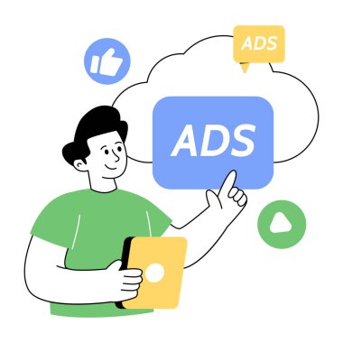 Bulut reklamının mükemmel indirmesi