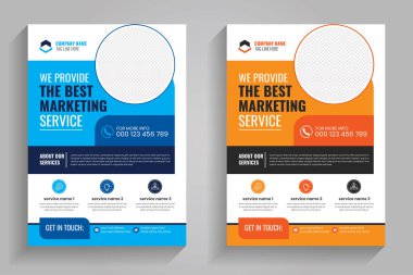 Profesyonel şirket broşürleri. İşletme sektörüne uygun çok amaçlı şirket broşürü. 