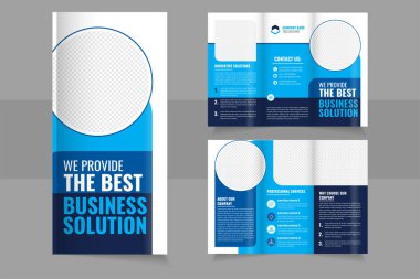 Profesyonel soyut şirket şablon tasarımı.