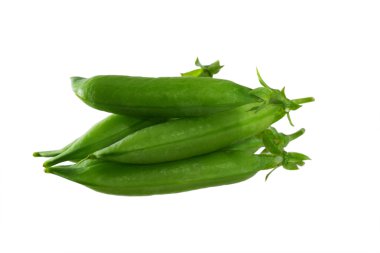 Bezelye izole bir arka plan üzerinde