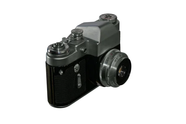 Old retro camera on an isolated background — Stock Photo, Image