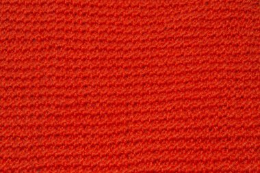 Turuncu örme kumaş dokusu arka plan