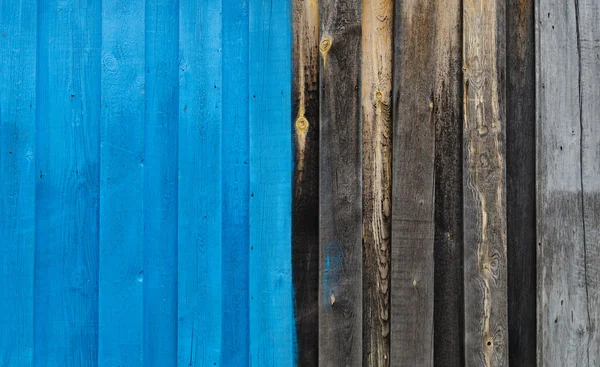 Yarım bir arka plan düzenleme olarak mavi ahşap Komiteler boyalı — Stok fotoğraf