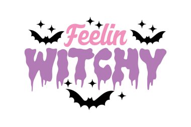 Feelin Witchy tişört tasarımı