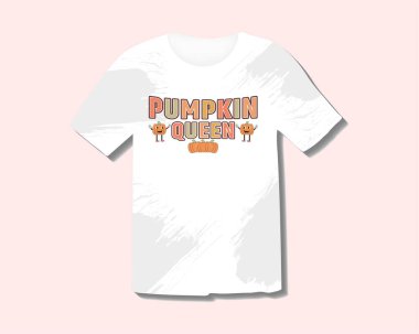 t-shirt tasarımı ile balkabağı, renk çizimi