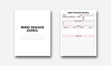 Planlayıcı, defter şablonu. vektör