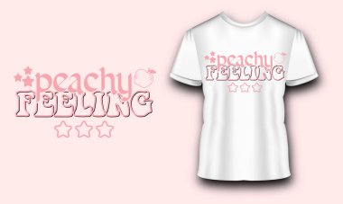 şirin pembe t-shirt tasarımı ile metin