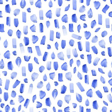 El yapımı noktalar ve lekelerle kusursuz suluboya deseni