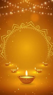 Diwali Kutlaması - Bayram Işıkları ve Geleneksel Dekorasyonlar.