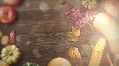 Güz Hasadı Tahta Masada Hayat.