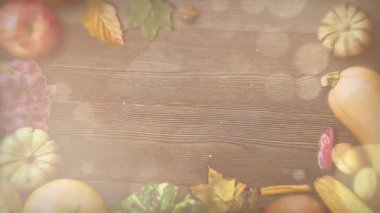 Güz Hasadı Tahta Masada Hayat.