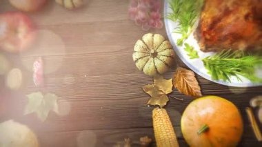 Şükran Günü Şölen Hazırlığı ve Masa Ayarları.