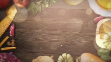 Taze sebzeler ve balkabağı turtasıyla Şükran Günü Şöleni.