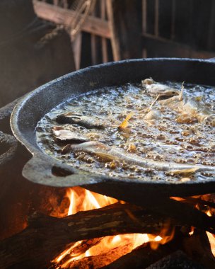 Fried fish at a restaurant in El Cuyo, a fishing village on Mexico's Yucatan Peninsula.