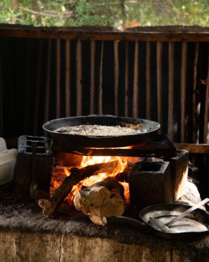 Fried fish at a restaurant in El Cuyo, a fishing village on Mexico's Yucatan Peninsula.