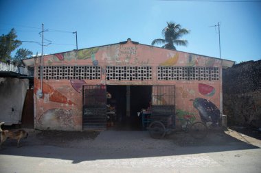 Sisal, Meksika; 1 Ocak 2026: Yucatan Yarımadası 'nda turistlere yönelik hizmetlerle ilginç bir geçmişe sahip güzel bir balıkçı köyü.