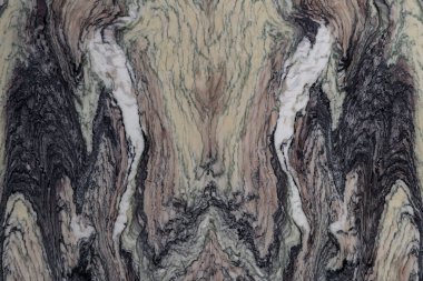 Doğal Cipollino Mermer Doku Aynalı Simetri ve Ayrıntılı Damarlı Taş Yüzey