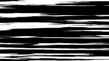 Çizgi roman tarzı çizgiler. Televizyon sesi, efekt hatları. Döngü.