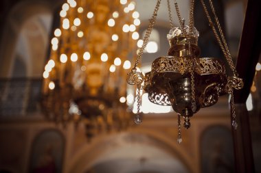 Kilise içi bulanık arkaplan