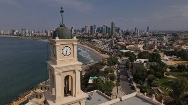 Çan kulesi, Jaffa, Tel Aviv, İsrail, Hava Manzarası