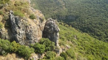 İsrail 'in kuzeyindeki Galilee bölgesinde hava aracı uçuyor 