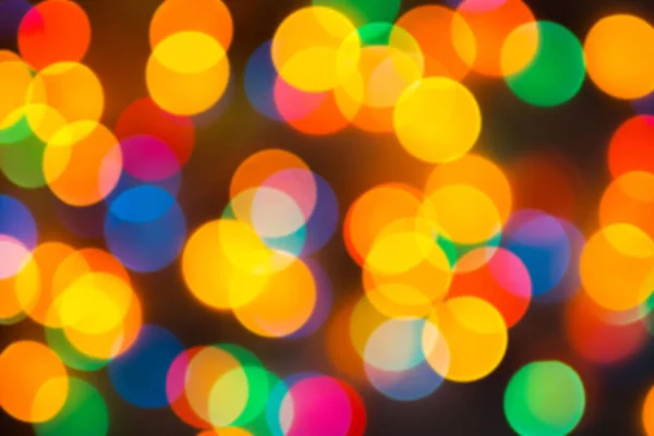 Defocuced christmas lights background. Bokeh. Abstract. Background. — Stock Photo, Image