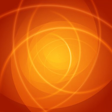 Yumuşak ışık turuncu dalgaları satırları vektör arka plan.