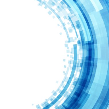 Soyut geometrik kareler çizgiler mavi vektör arka plan.