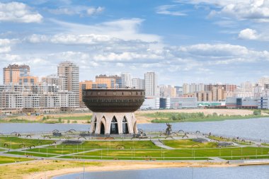 Kazan, Rusya - 16 Haziran 2016: Panorama aile Merkezi 