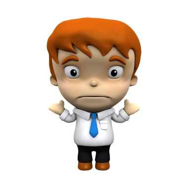 İşadamı üzgün ve hayal kırıklığına