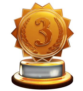 Bronz ödül, üç numaralı Üçüncülük