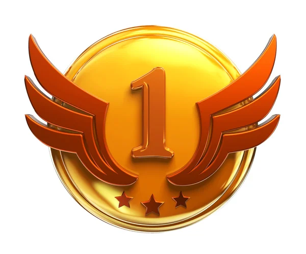 İlk altın madalya Ödülü, bir numara yerleştirmek