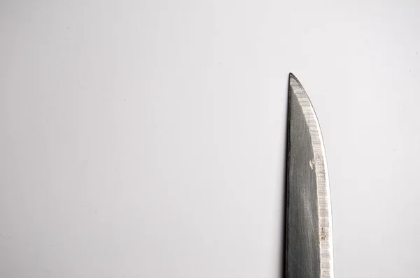Kniv på vit bakgrund — Stockfoto