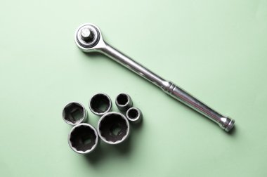 Araçlar üzerinde yeşil bir arka plan görüntüsü