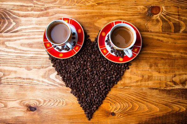 Una imagen de Amor café — Foto de Stock