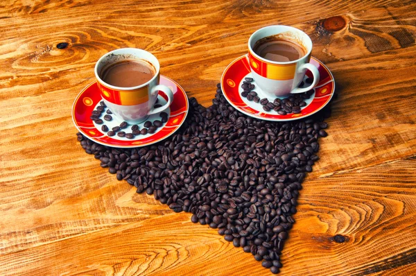 Una imagen de Amor café — Foto de Stock