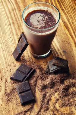 Sıcak çikolata görüntüsünü