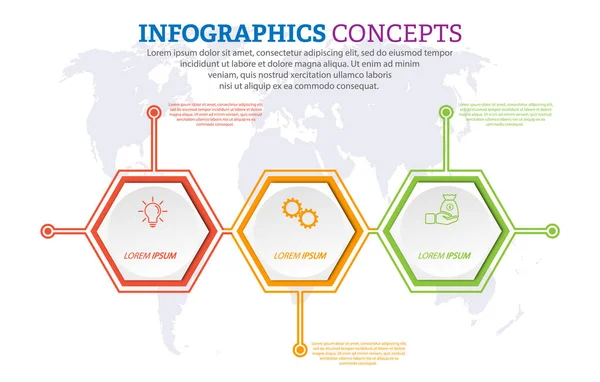 Obchodní Koncept Infografická Šablona Vizuálními Ikonami Etapy Podnikání Školení Marketing — Stockový vektor