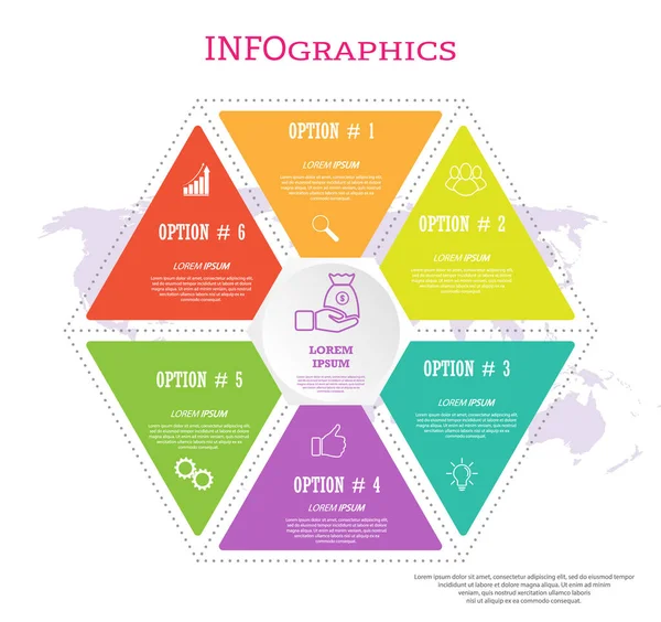 Infografická Šablona Vizuálními Ikonami Etap Podnikání Školení Marketing Nebo Finanční — Stockový vektor