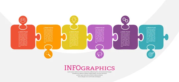 Infografiken Mit Piktogrammen Vorlage Für Phasen Des Geschäfts Der Ausbildung — Stockvektor