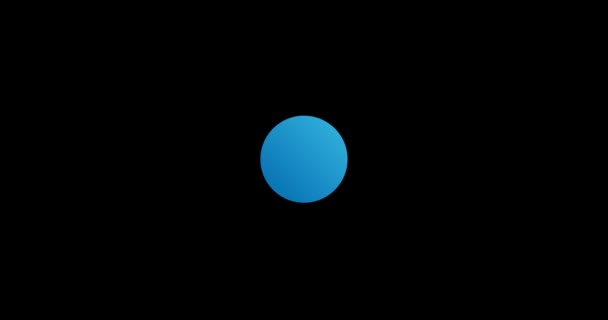 Анимированный Значок Wifi Радиацией Разных Направлениях Разрешение Фондовое Видео Чёрном — стоковое видео