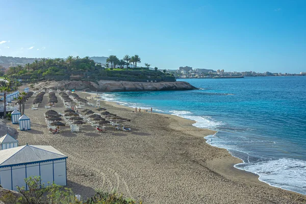 Ocean Sand Beach Del Duque Tenerife España Foto Stock — Foto de Stock