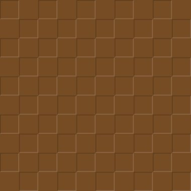 Kare plakaların kahverengi arka planı. Web sitesi tasarımı, afiş, reklam, poster veya el ilanı, doku, tekstil ve ambalaj için basit düz tasarım. Basit arkaplan.