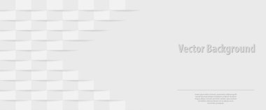 Kapak, poster, afiş, web sitesi veya uygulama için geometrik arkaplan. Gri tonda vektör illüstrasyonu.