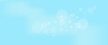 Afişler, posterler, posterler, kartpostallar ve tema tasarımı için kıvılcımları olan mavi arkaplan. Vektör illüstrasyonu.