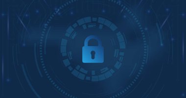 Bulut depolama konsepti, kripto para birimi ve engelleme zinciri, web tabanlı veri koruma merkezi. Web tasarımı için vektör illüstrasyonuName