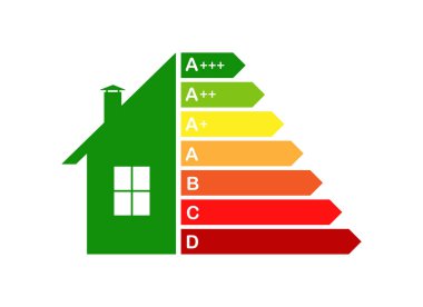Enerji tasarruflu ev, konutların enerji verimliliği kavramı.