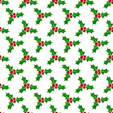 Doku, tekstil, ambalaj ve basit arka planlar için kusursuz bir Noel deseni. Düz biçim