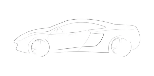 Carro de corrida conversível para colorir - Imprimir Desenhos