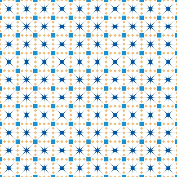Бесшовный Узор Квадратами Бриллиантами Мерцающими Звездами Текстуры Текстиля Упаковки Простых — стоковый вектор